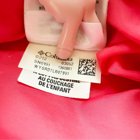 Columbia Snuggly Bunny Baby Snowsuit 6M Patchwork Plaid Bunting Hooded One-Piece - Picture 11 of 14